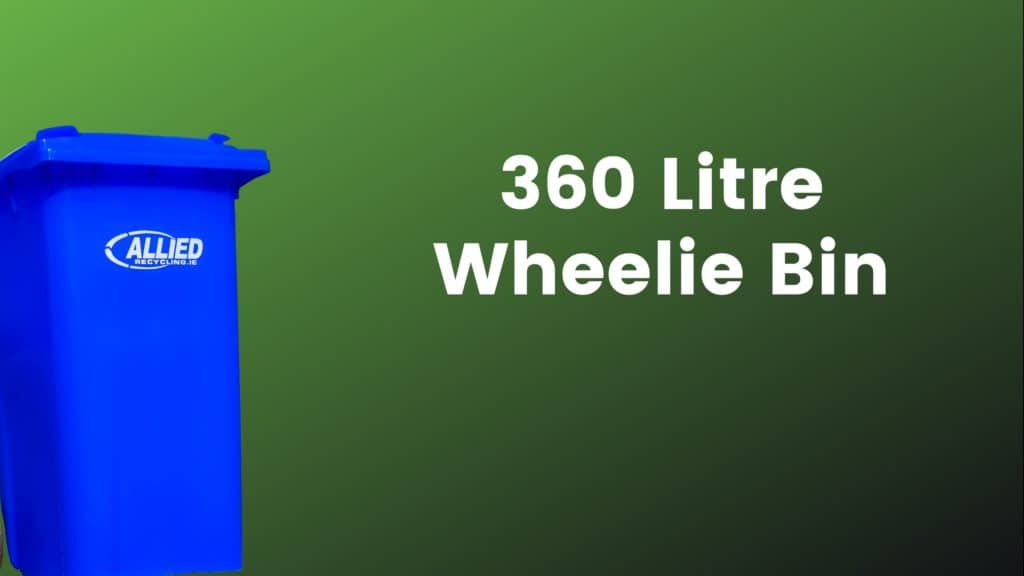 Allied 360 Litre Blue Wheelie